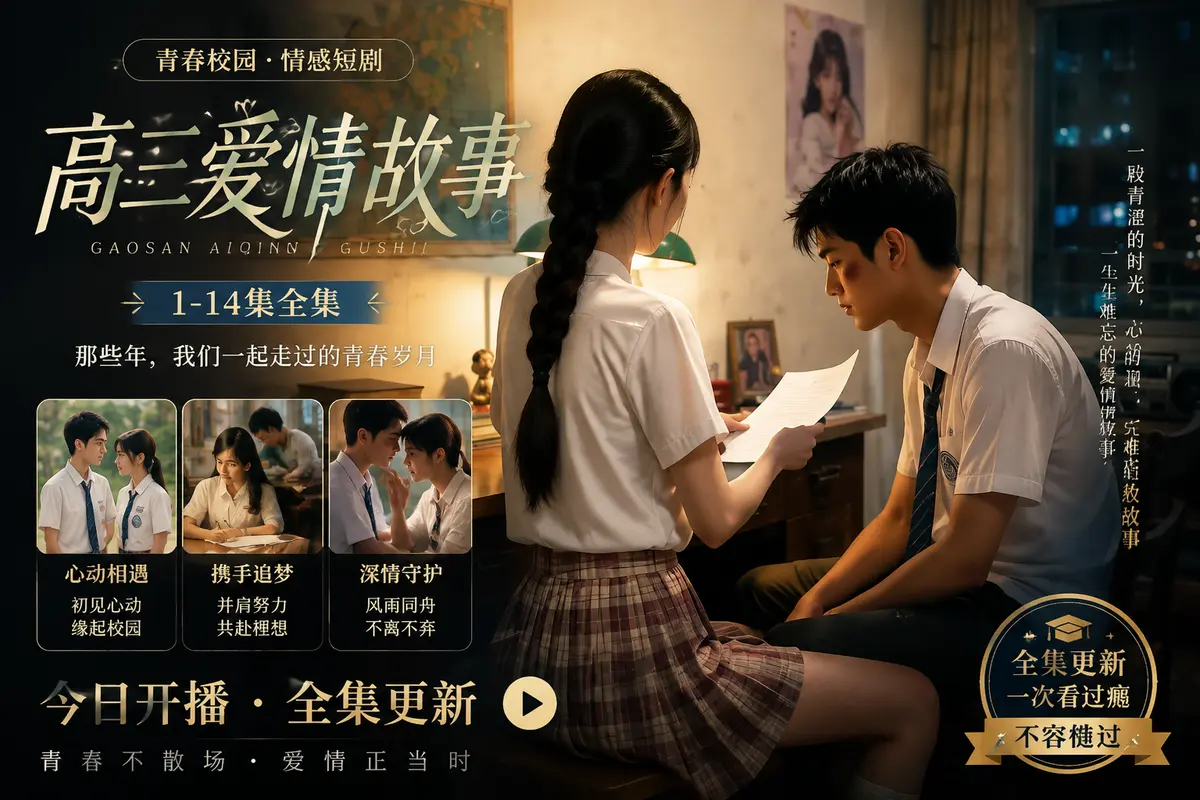 《高三爱情故事》ai真人短剧全集在线观看 - 林澈苏晚晴青春故事 - 未删减版高清资源下载 - 百度夸克网盘