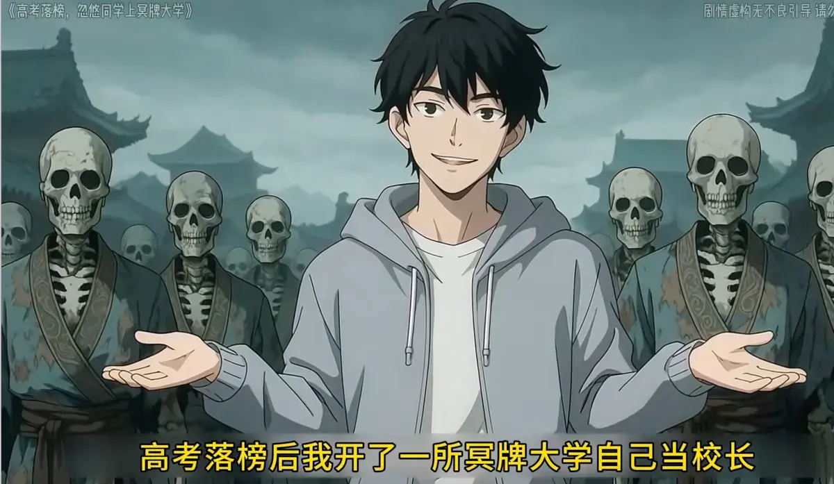 高考落榜后上冥牌大学？《高考落榜，忽悠同学上冥牌大学》动漫免费看-全集高清在线观看-校园搞笑番剧完整版